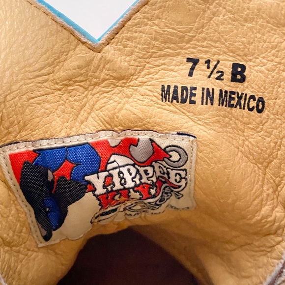 Old Gringo Amitola Floral Embroidered Western Boots Blue - Picture 2 of 8